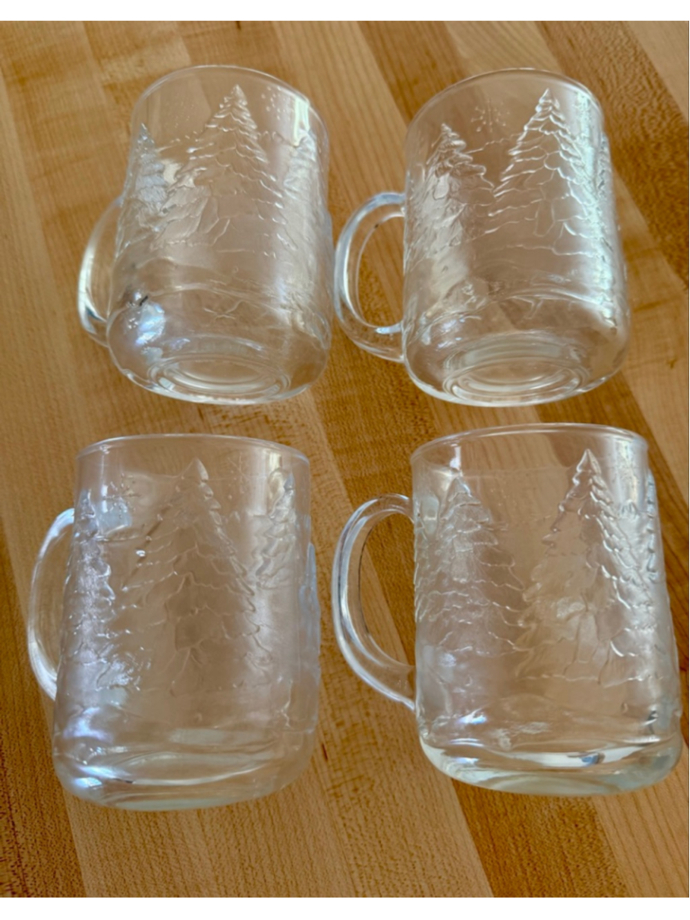 Arcoroc Through the Woods Coffee cups-Set of 4